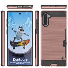 Load image into Gallery viewer, Galaxy Note 10 Case, PUNKcase [SLOT Series] Slim Fit  Samsung Note 10 [Rose Gold] (Color in image: Navy)
