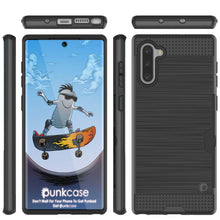 Load image into Gallery viewer, Galaxy Note 10 Case, PUNKcase [SLOT Series] Slim Fit  Samsung Note 10  [Dark Grey] (Color in image: Rose Gold)
