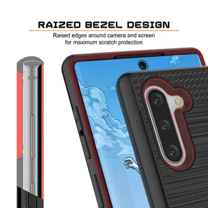 Galaxy Note 10+ Plus Case, PUNKcase [SLOT Series] Slim Fit  Samsung Note 10+ Plus [Black] (Color in image: White)