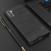 Load image into Gallery viewer, Galaxy Note 10 Case, PUNKcase [SLOT Series] Slim Fit  Samsung Note 10 [Black] (Color in image: Navy)
