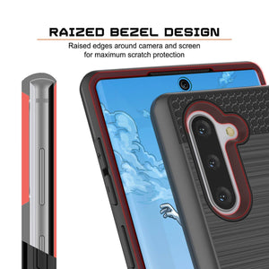 Galaxy Note 10+ Plus Case, PUNKcase [SLOT Series] Slim Fit  Samsung Note 10+ Plus  [Dark Grey] (Color in image: Navy)