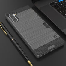Charger l&#39;image dans la galerie, Galaxy Note 10+ Plus Case, PUNKcase [SLOT Series] Slim Fit  Samsung Note 10+ Plus  [Dark Grey] (Color in image: Gold)
