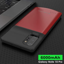 Load image into Gallery viewer, Galaxy Note 10+ Plus 6000mAH Battery Charger W/ USB Port Slim Case [Red] 
