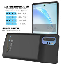 Load image into Gallery viewer, Galaxy Note 10+ Plus 6000mAH Battery Charger W/ USB Port Slim Case [Black] 
