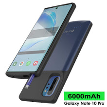 Load image into Gallery viewer, Galaxy Note 10+ Plus 6000mAH Battery Charger W/ USB Port Slim Case [Blue] 
