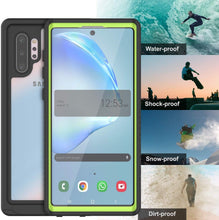 Charger l&#39;image dans la galerie, Galaxy Note 10+ Plus Case, Punkcase [Extreme Series] Armor Cover W/ Built In Screen Protector [Light Green] (Color in image: Teal)
