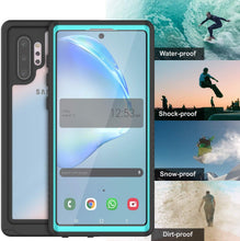 Charger l&#39;image dans la galerie, Galaxy Note 10+ Plus Case, Punkcase [Extreme Series] Armor Cover W/ Built In Screen Protector [Teal] (Color in image: pink)
