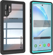 Charger l&#39;image dans la galerie, Galaxy Note 10+ Plus Case, Punkcase [Extreme Series] Armor Cover W/ Built In Screen Protector [Teal] (Color in image: Teal)
