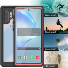 Charger l&#39;image dans la galerie, Galaxy Note 10+ Plus Case, Punkcase [Extreme Series] Armor Cover W/ Built In Screen Protector [Pink] (Color in image: Light Blue)

