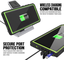 Charger l&#39;image dans la galerie, Galaxy Note 10+ Plus Case, Punkcase [Extreme Series] Armor Cover W/ Built In Screen Protector [Light Green] (Color in image: Black)
