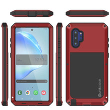 Charger l&#39;image dans la galerie, Galaxy Note 10+ Plus  Case, PUNKcase Metallic Red Shockproof  Slim Metal Armor Case [Red] 
