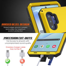 Load image into Gallery viewer, Galaxy Note 10+ Plus  Case, PUNKcase Metallic Neon Shockproof  Slim Metal Armor Case [Neon] (Color in image: black)
