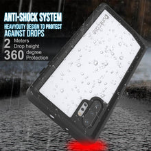 Load image into Gallery viewer, Galaxy Note 10+ Plus Waterproof Case, Punkcase Studstar White Thin Armor Cover (Color in image: light blue)
