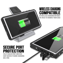 Load image into Gallery viewer, Galaxy Note 10+ Plus Waterproof Case, Punkcase Studstar White Thin Armor Cover (Color in image: black)
