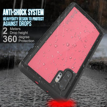 Load image into Gallery viewer, Galaxy Note 10+ Plus Waterproof Case, Punkcase Studstar Pink Thin Armor Cover (Color in image: red)
