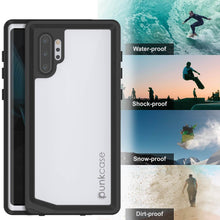 Load image into Gallery viewer, Galaxy Note 10+ Plus Waterproof Case, Punkcase Studstar White Thin Armor Cover (Color in image: teal)
