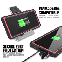 Load image into Gallery viewer, Galaxy Note 10+ Plus Waterproof Case, Punkcase Studstar Pink Thin Armor Cover (Color in image: black)
