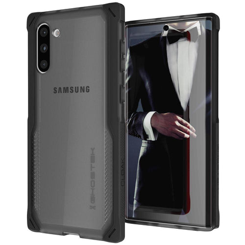 CLOAK 4 for Galaxy Note 10+ Plus Shockproof Hybrid Case [Black] (Color in image: Black)
