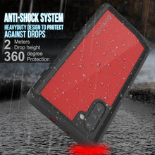 Load image into Gallery viewer, Galaxy Note 10 Waterproof Case, Punkcase Studstar Red Series Thin Armor Cover (Color in image: teal)
