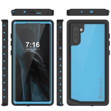 Load image into Gallery viewer, Galaxy Note 10 Waterproof Case, Punkcase Studstar Light Blue Thin Armor Cover (Color in image: red)
