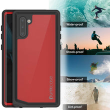 Load image into Gallery viewer, Galaxy Note 10 Waterproof Case, Punkcase Studstar Red Series Thin Armor Cover (Color in image: pink)
