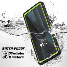Load image into Gallery viewer, Galaxy Note 10 Waterproof Case, Punkcase Studstar Light Green Thin Armor Cover (Color in image: white)
