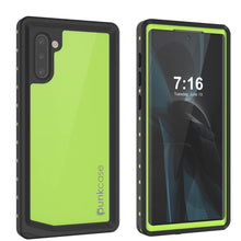 Load image into Gallery viewer, Galaxy Note 10 Waterproof Case, Punkcase Studstar Light Green Thin Armor Cover (Color in image: light green)
