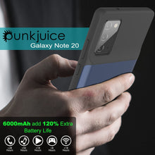 Load image into Gallery viewer, Galaxy Note 20 6000mAH Battery Charger Slim Case [Blue] 
