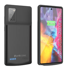 Load image into Gallery viewer, Galaxy Note 20 6000mAH Battery Charger Slim Case [Black] (Color in image: Black)
