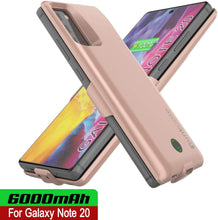 Charger l&#39;image dans la galerie, Galaxy Note 20 6000mAH Battery Charger PunkJuice 2.0 Slim Case [Rose-Gold] 
