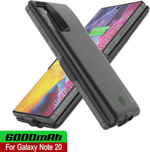Charger l&#39;image dans la galerie, Galaxy Note 20 6000mAH Battery Charger PunkJuice 2.0 Slim Case [Black] 
