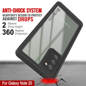 Galaxy Note 20 Case, Punkcase [Extreme Series] Armor Cover W/ Built In Screen Protector [Light Green] (Color in image: White)