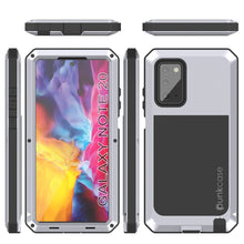 Load image into Gallery viewer, Galaxy Note 20  Case, PUNKcase Metallic White Shockproof  Slim Metal Armor Case [White] (Color in image: gold)
