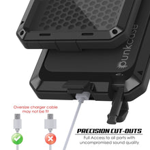 Load image into Gallery viewer, Galaxy Note 20 Case, PUNKcase Metallic Black Shockproof  Slim Metal Armor Case [Black] 
