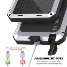 Load image into Gallery viewer, Galaxy Note 20  Case, PUNKcase Metallic White Shockproof  Slim Metal Armor Case [White] 
