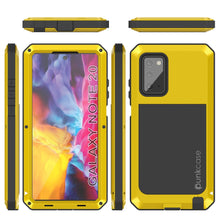 Load image into Gallery viewer, Galaxy Note 20  Case, PUNKcase Metallic Neon Shockproof  Slim Metal Armor Case [Neon] (Color in image: gold)
