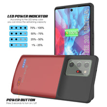 Charger l&#39;image dans la galerie, Galaxy Note 20 Ultra 6000mAH Battery Charger Slim Case [Red] 
