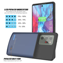 Charger l&#39;image dans la galerie, Galaxy Note 20 Ultra 6000mAH Battery Charger Slim Case [Blue] 
