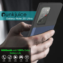 Charger l&#39;image dans la galerie, Galaxy Note 20 Ultra 6000mAH Battery Charger Slim Case [Blue] 
