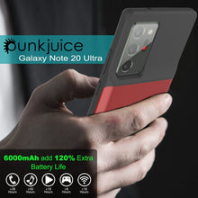 Charger l&#39;image dans la galerie, Galaxy Note 20 Ultra 6000mAH Battery Charger Slim Case [Red] 
