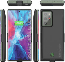 Charger l&#39;image dans la galerie, Galaxy Note 20 Ultra 6000mAH Battery Charger PunkJuice 2.0 Slim Case [Black] 
