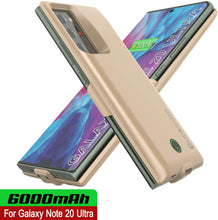 Charger l&#39;image dans la galerie, Galaxy Note 20 Ultra 6000mAH Battery Charger PunkJuice 2.0 Slim Case [Gold] 
