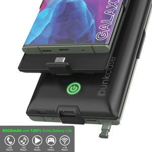 Galaxy Note 20 Ultra 6000mAH Battery Charger PunkJuice 2.0 Slim Case [Black] (Color in image: Gold)