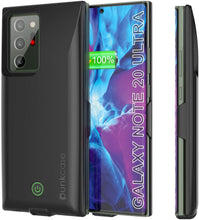 Charger l&#39;image dans la galerie, Galaxy Note 20 Ultra 6000mAH Battery Charger PunkJuice 2.0 Slim Case [Black] (Color in image: Black)
