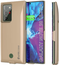 Charger l&#39;image dans la galerie, Galaxy Note 20 Ultra 6000mAH Battery Charger PunkJuice 2.0 Slim Case [Gold] (Color in image: Gold)
