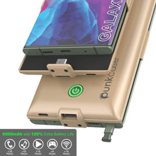 Charger l&#39;image dans la galerie, Galaxy Note 20 Ultra 6000mAH Battery Charger PunkJuice 2.0 Slim Case [Gold] (Color in image: Black)
