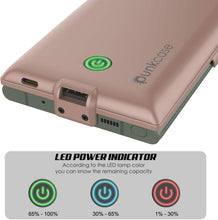 Charger l&#39;image dans la galerie, Galaxy Note 20 Ultra 6000mAH Battery Charger PunkJuice 2.0 Slim Case [Rose-Gold] (Color in image: Black)
