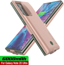 Charger l&#39;image dans la galerie, Galaxy Note 20 Ultra 6000mAH Battery Charger PunkJuice 2.0 Slim Case [Rose-Gold] 
