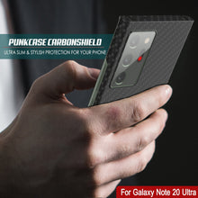 Load image into Gallery viewer, Galaxy Note 20 Ultra Case, Punkcase CarbonShield, Heavy Duty &amp; Ultra Thin Cover 
