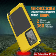Charger l&#39;image dans la galerie, Galaxy Note 20 Ultra  Case, PUNKcase Metallic Neon Shockproof  Slim Metal Armor Case [Neon] (Color in image: silver)

